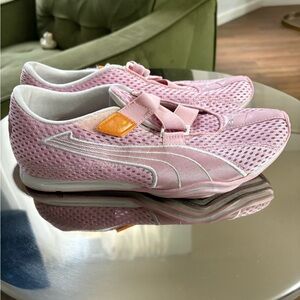 Puma Women's Sneakers Speedcat Pink/White US 9 Vintage y2k pastel pink mesh Puma